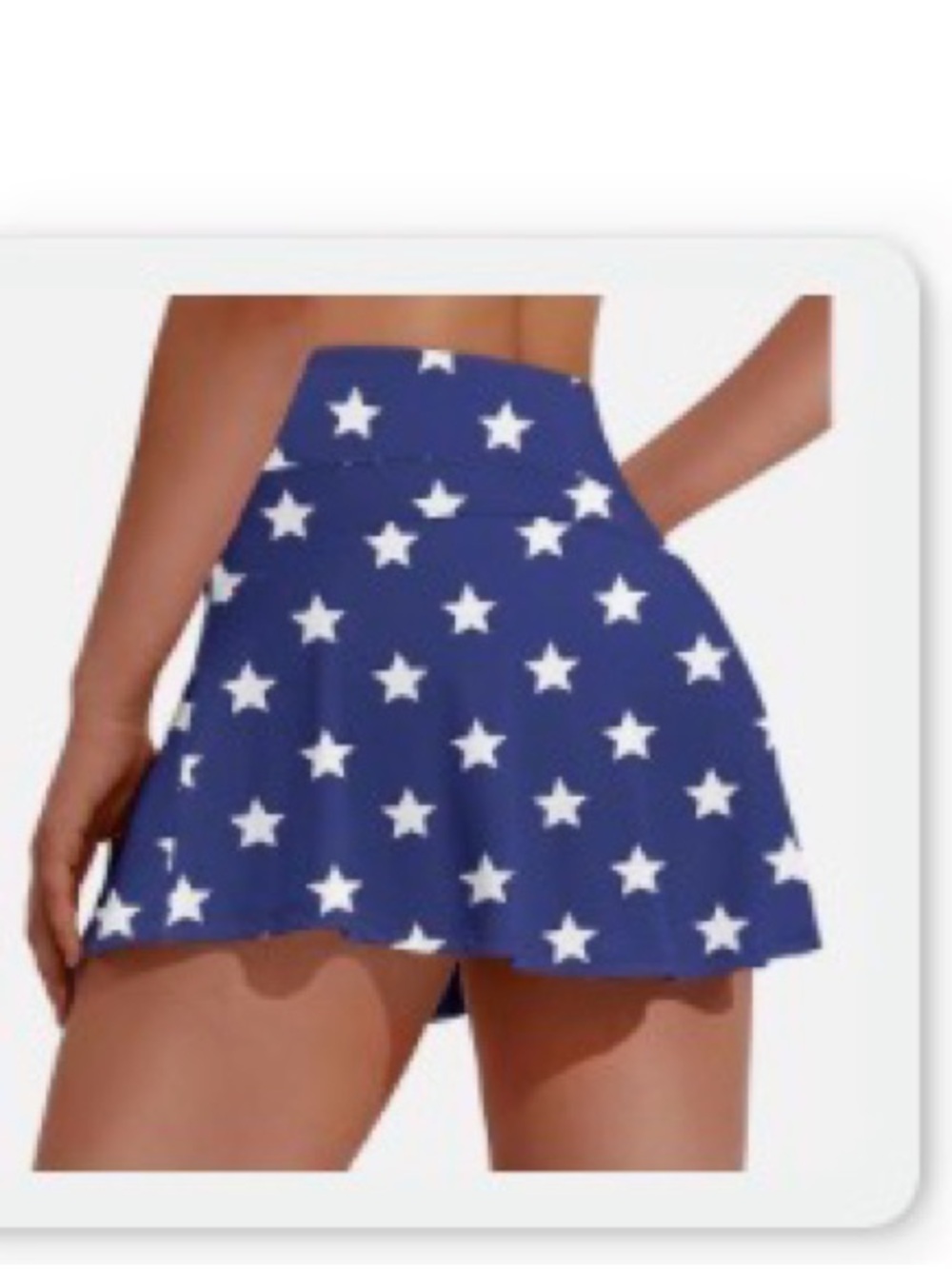 NWT! Blue with White Star Skort 💙🤍